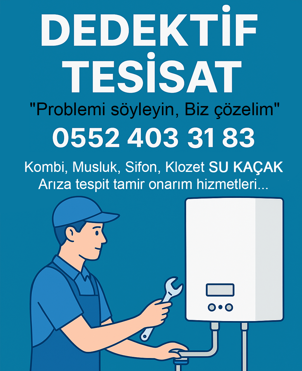 Dedektif Tesisat Broşür